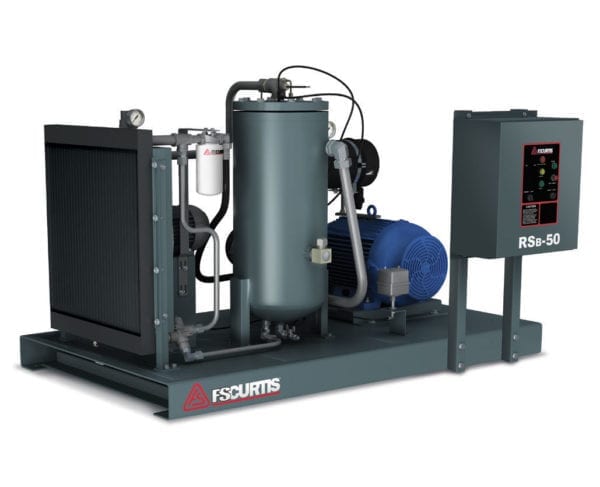 FS Curtis RS Series Rotary Screw Air Compressor Base Mounted
